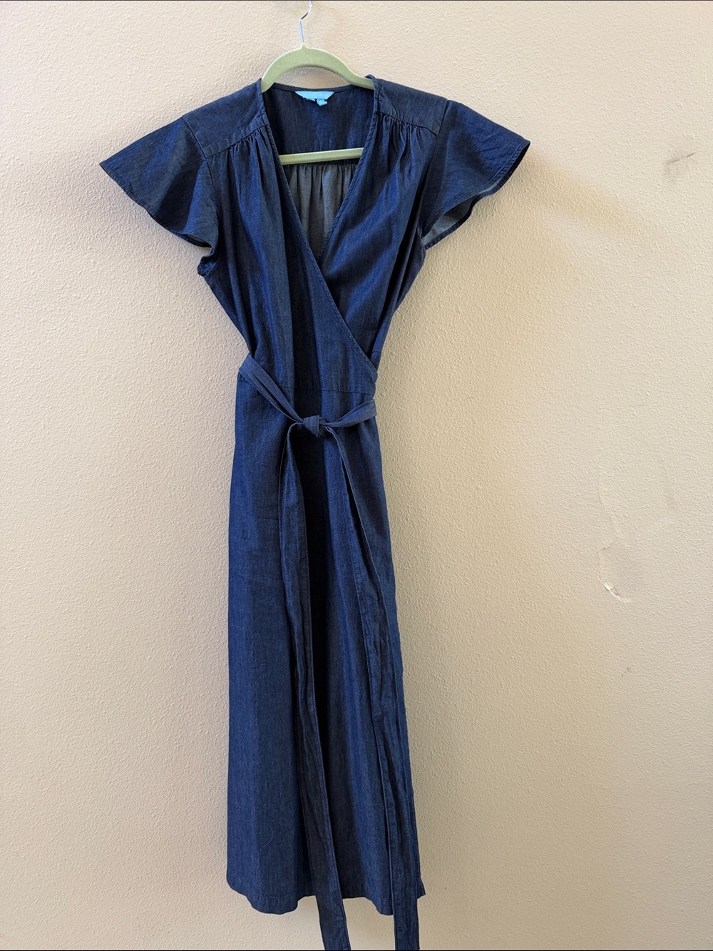 Draper James Women's Denim Wrap Midi Dress